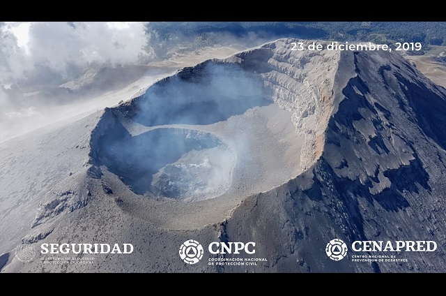 Destruido, domo 85 del Popocatépetl: Cenapred