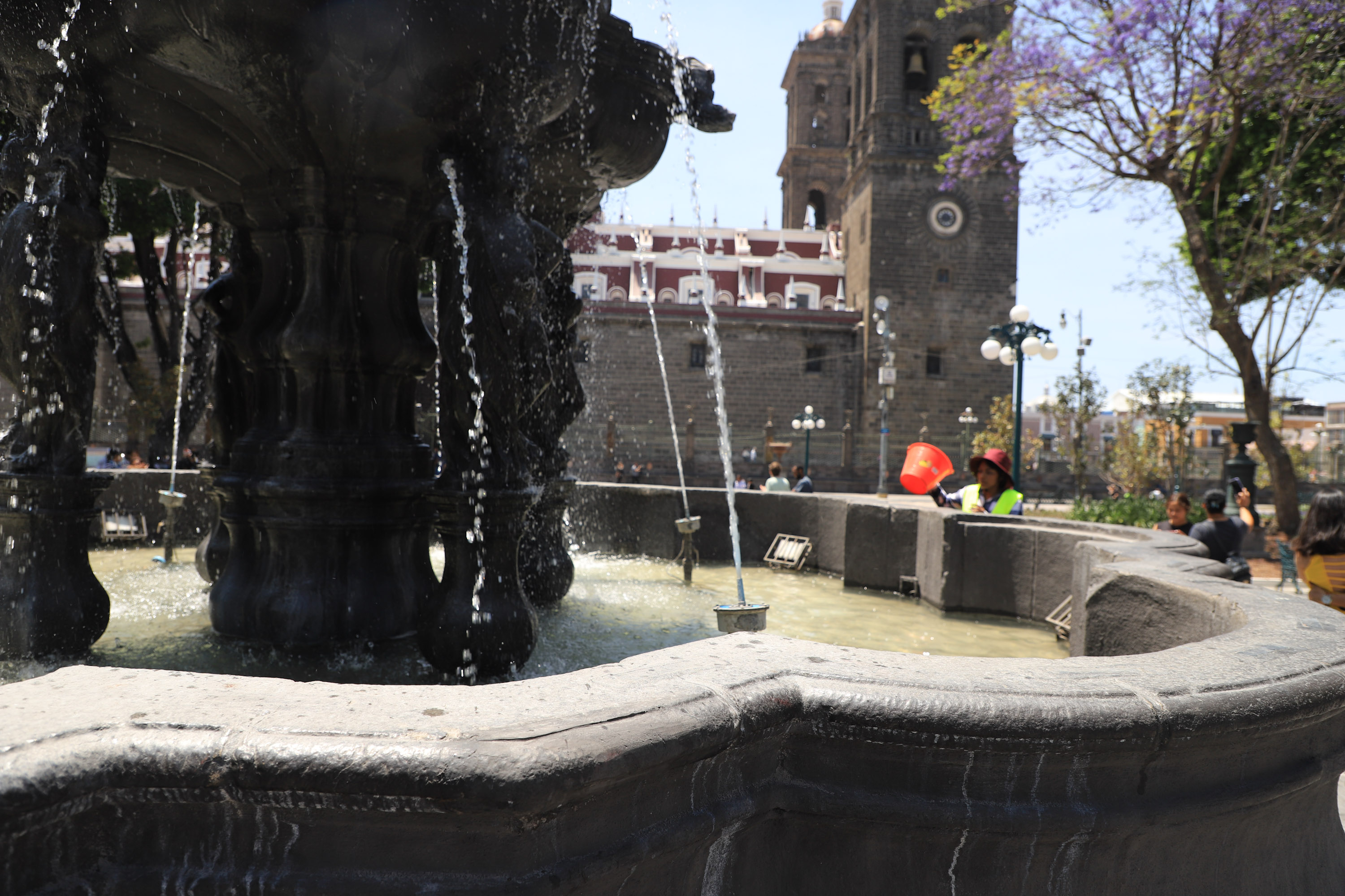 VIDEO Ya fue reparada la Fuente de San Miguel