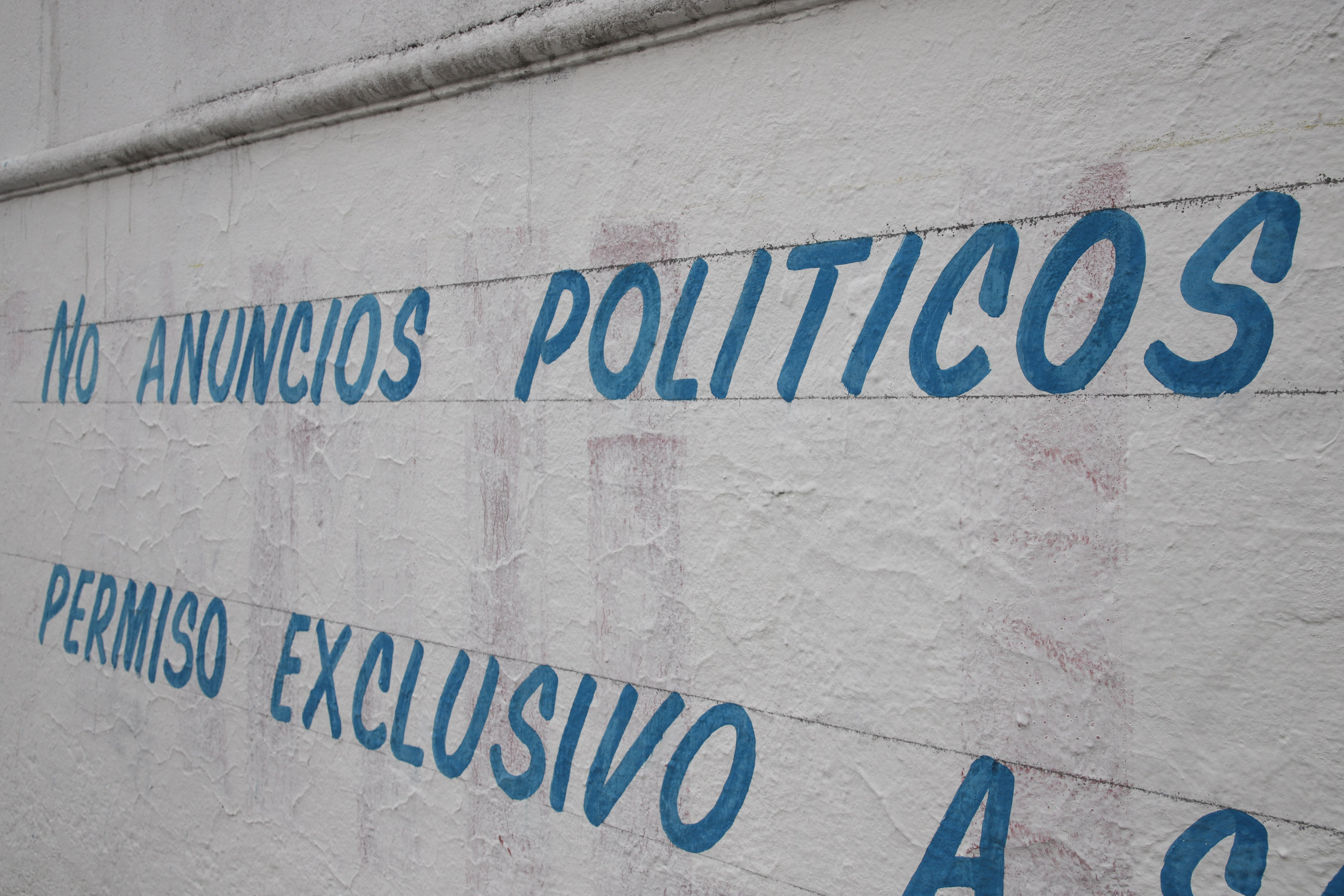 VIDEO Sin detectar pintas políticas en polígono de Pueblo Mágico de San Andrés