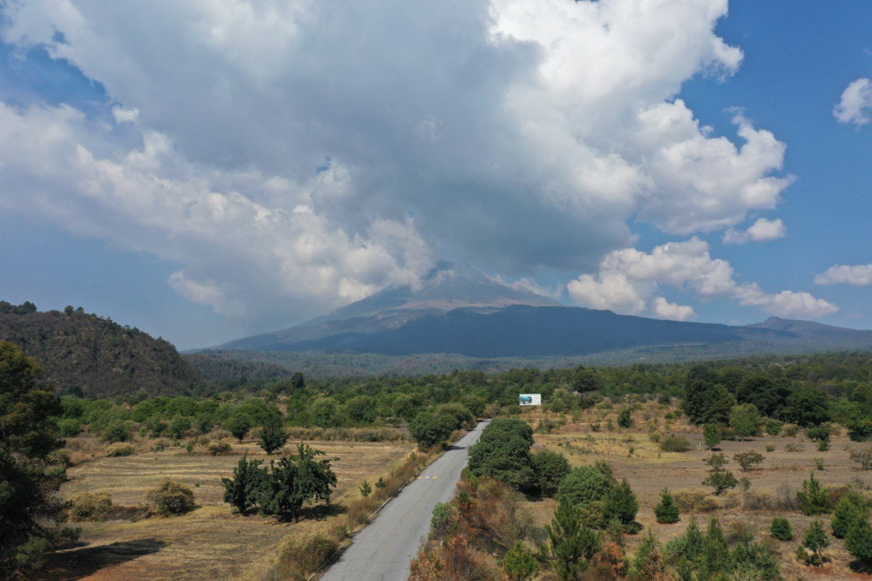 Rutas de evacuación del volcán Popocatépetl están en buenas condiciones