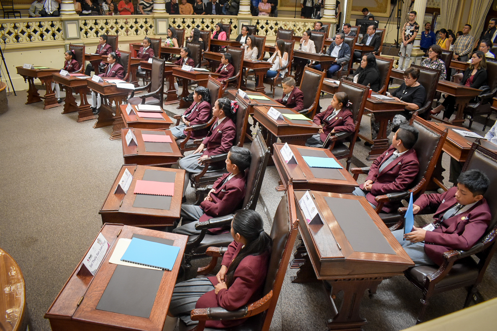 VIDEO Se realiza 12 Parlamento de las Niñas y los Niños en el Congreso de Puebla