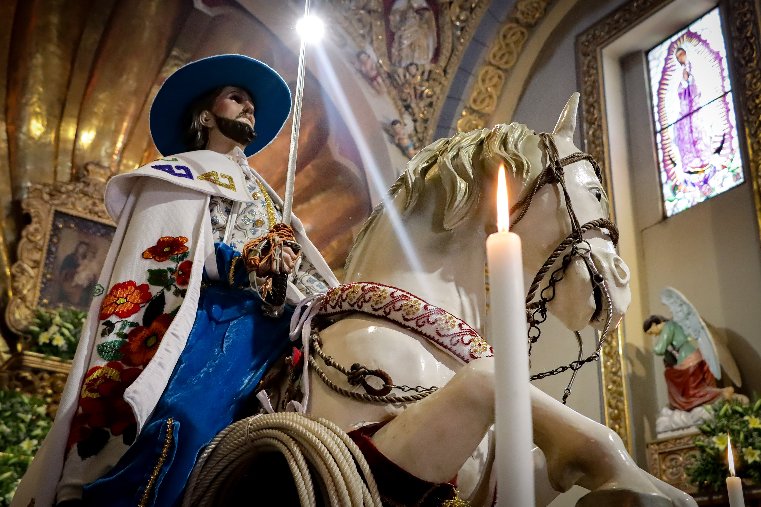 Imagen de Santiago Apóstol regresa a la Iglesia de Izúcar 