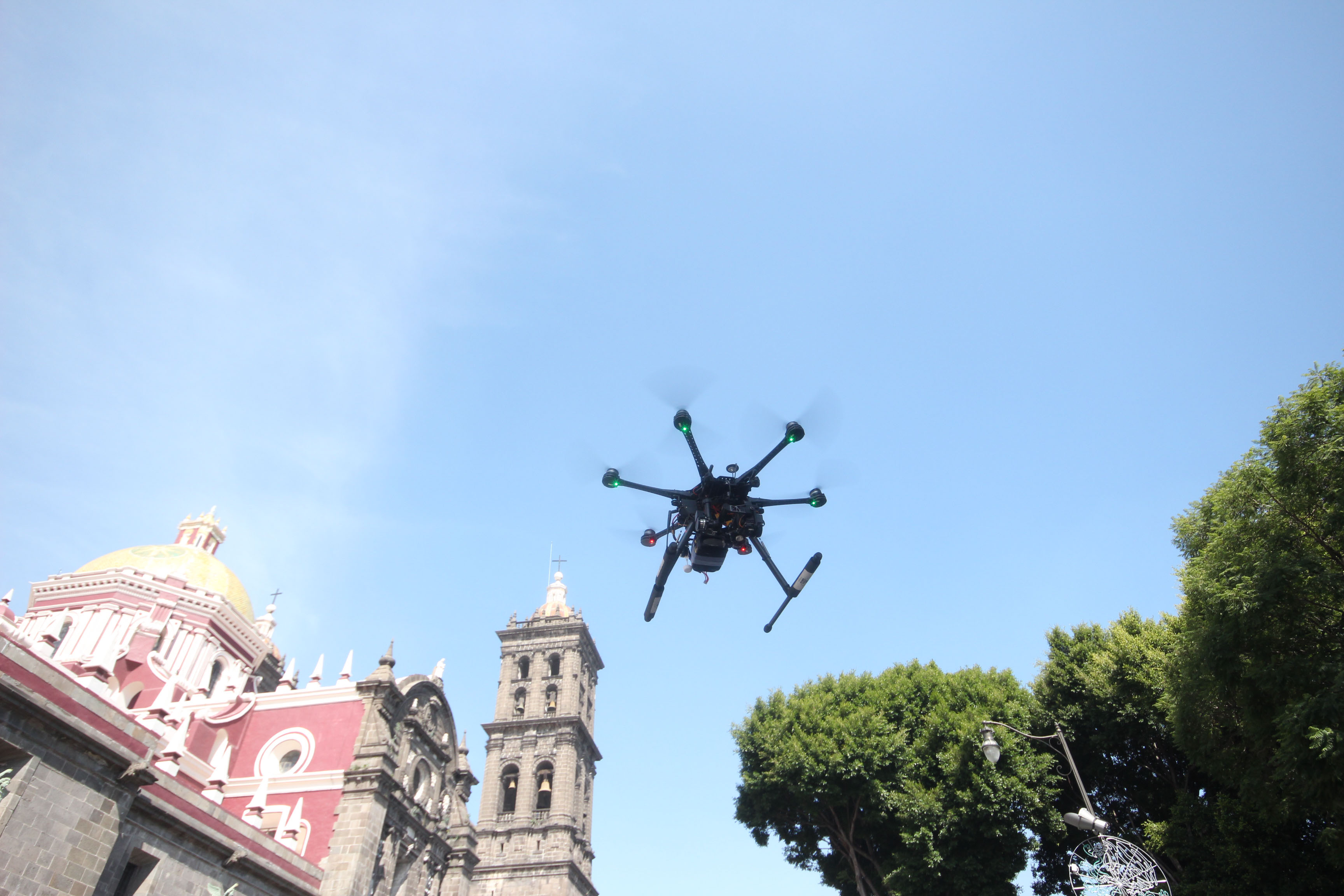 Con más cámaras y drones, reforzarán seguridad en Puebla capital