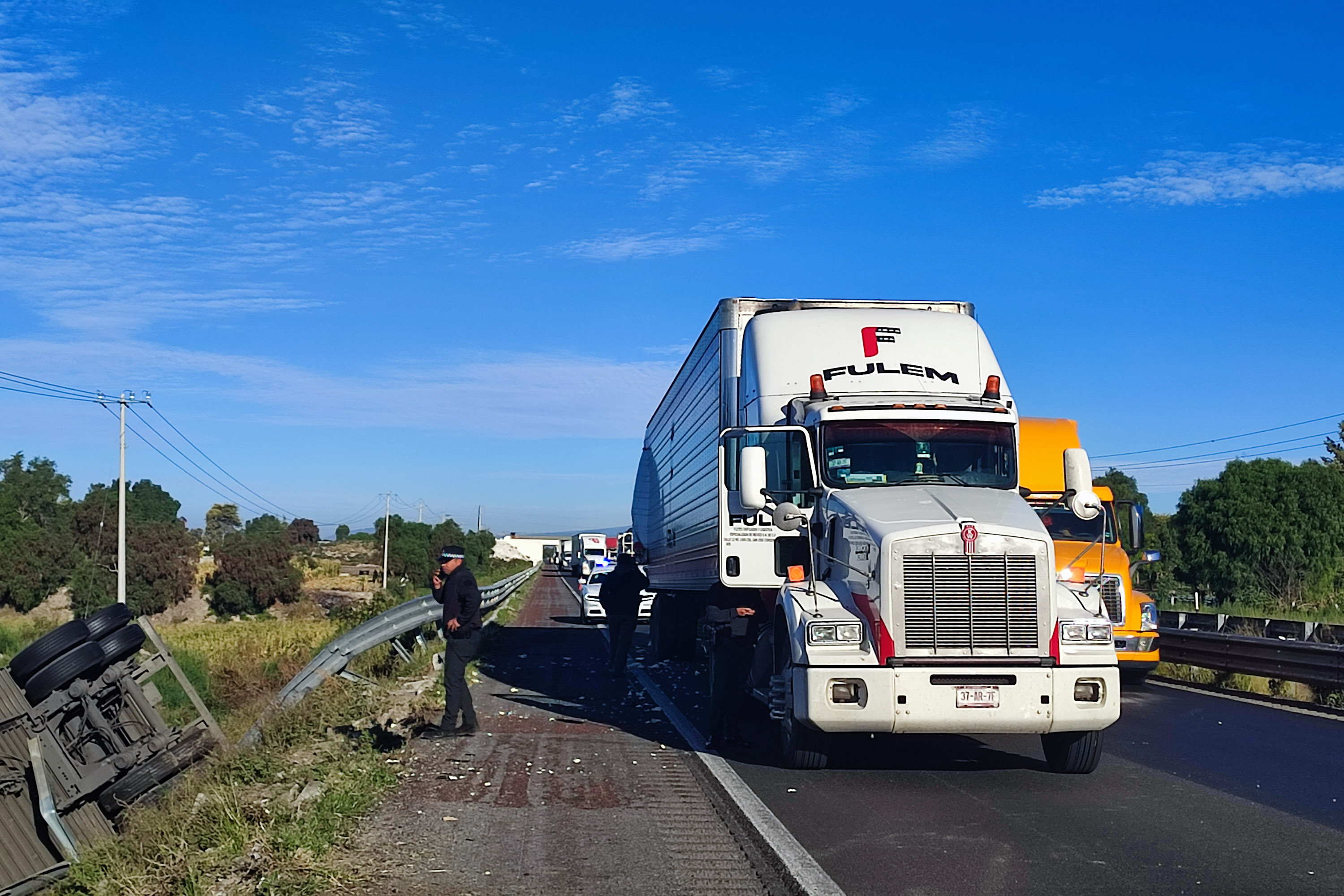 VIDEO Tráfico intenso en la autopista Puebla-Veracruz