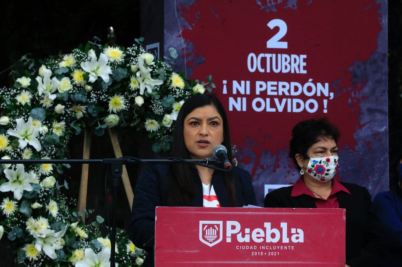 Ayuntamiento de Puebla conmemora 2 de octubre de 1968 