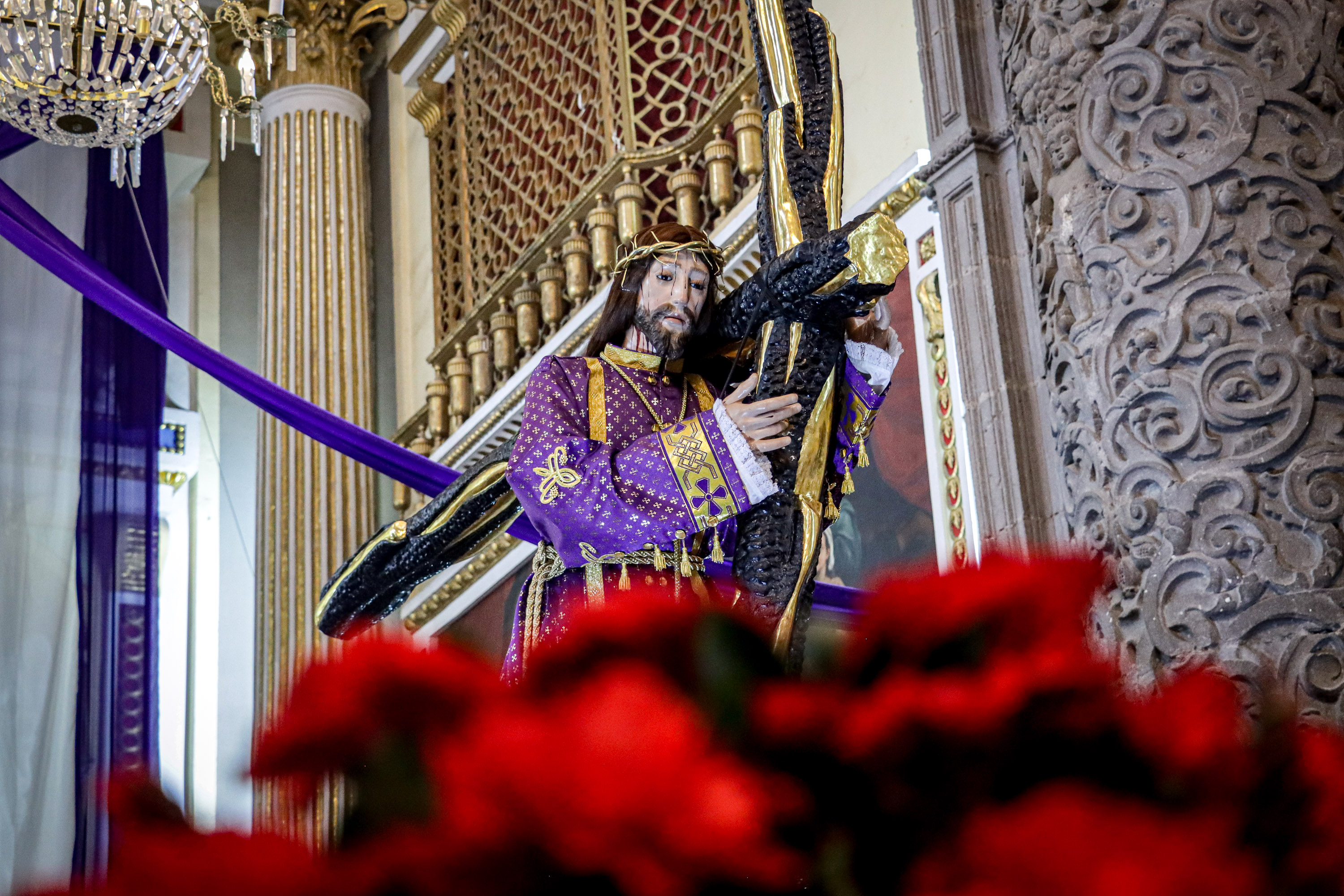 VIDEO Celebran fiesta en honor a Jesús Nazareno y la Virgen de la Piedad