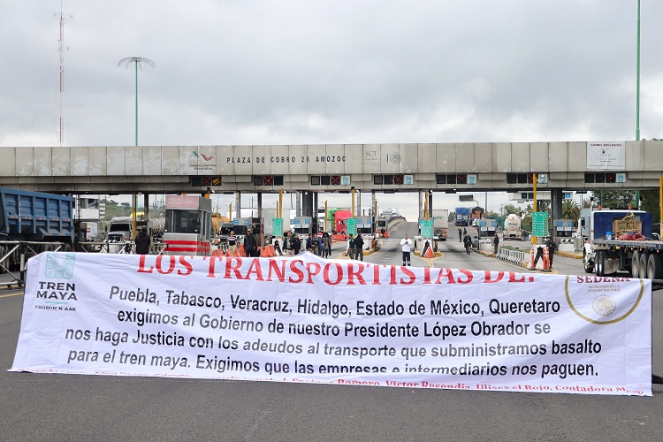 Niega Sedena adeudo a transportistas tras bloqueo de la Puebla-Orizaba