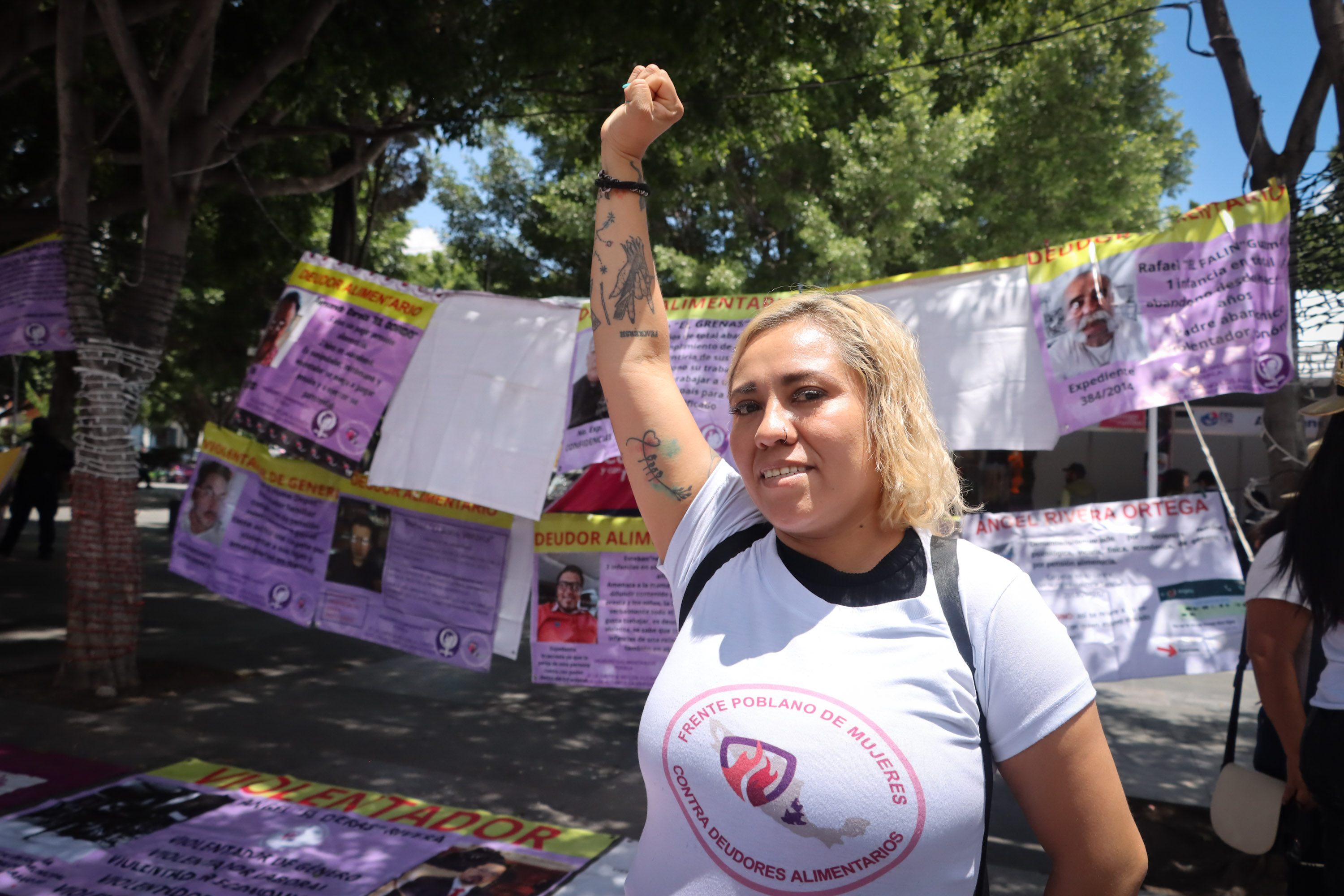 Realizan Tendedero de Deudores Alimentarios en el Parque de El Carmen