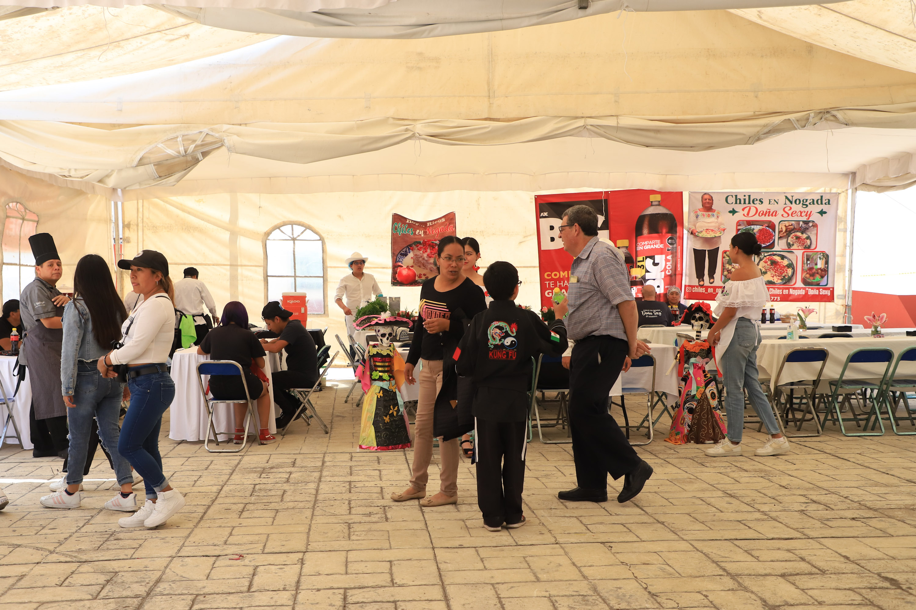 VIDEO Inicia la Feria CuexcoChile en Nogada en La Libertad