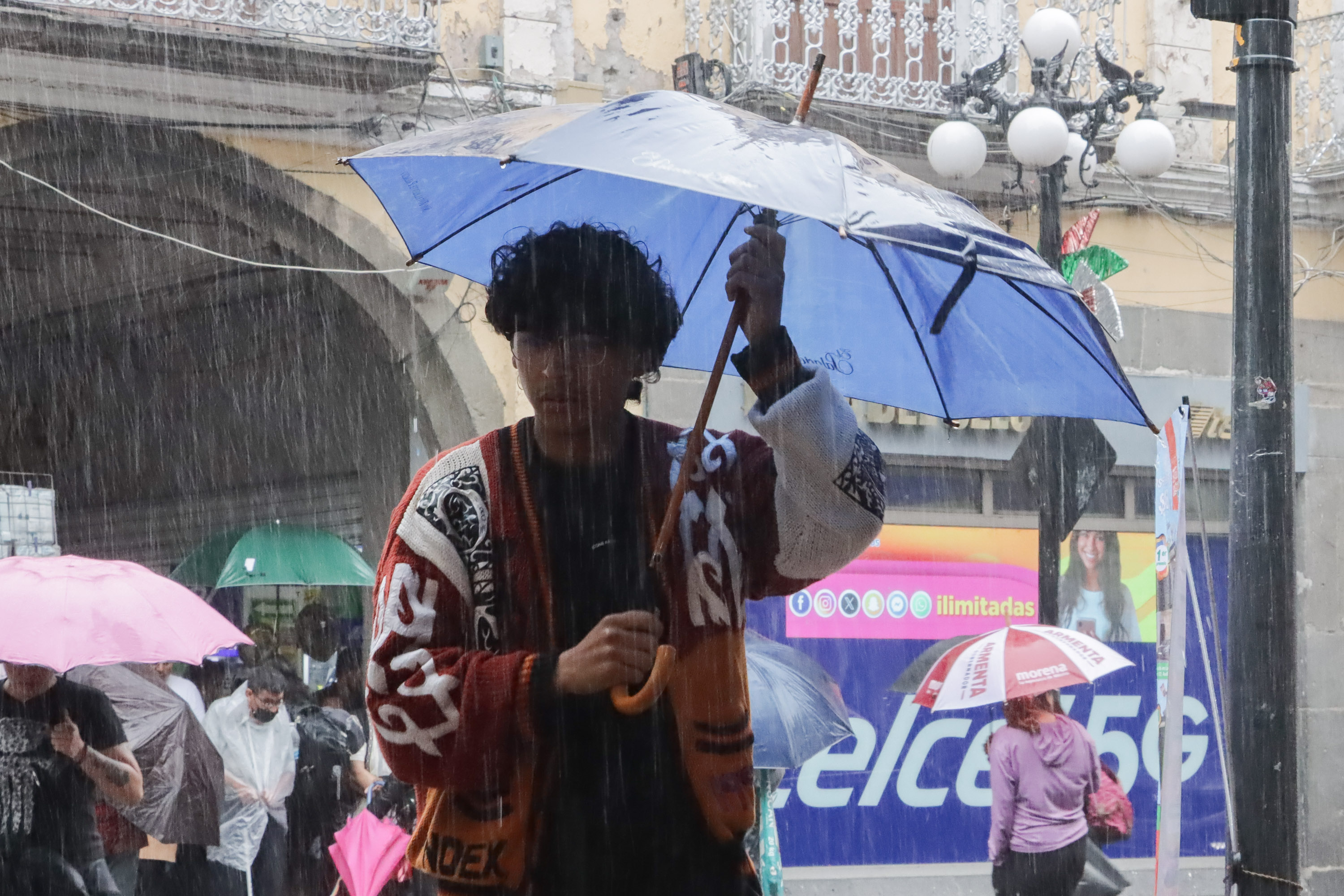 Pronostican más lluvias durante casi toda la semana en Puebla