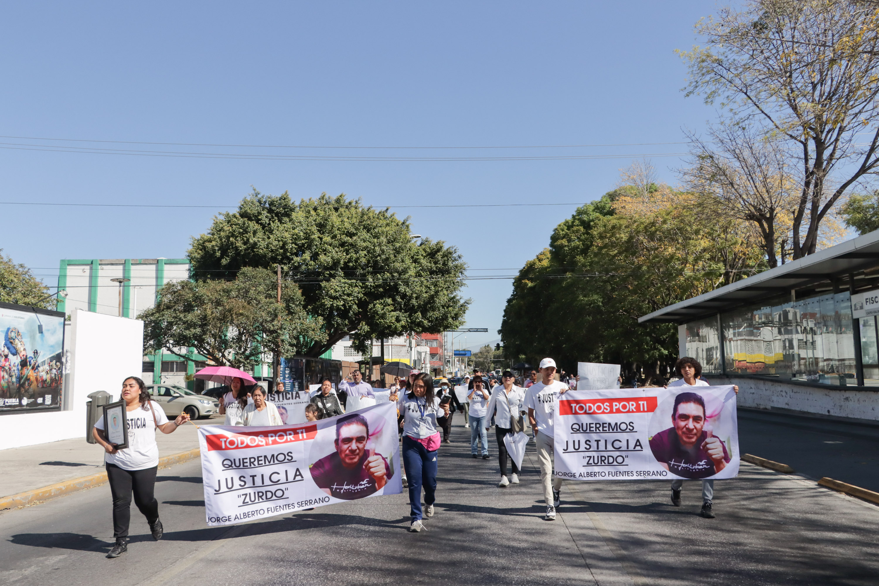 El grito fue de justicia para el taxista Jorge Fuentes