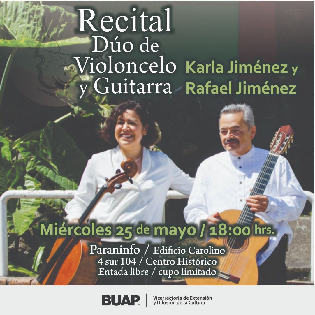 Recital Dúo de Violoncelo y Guitarra en el Carolino