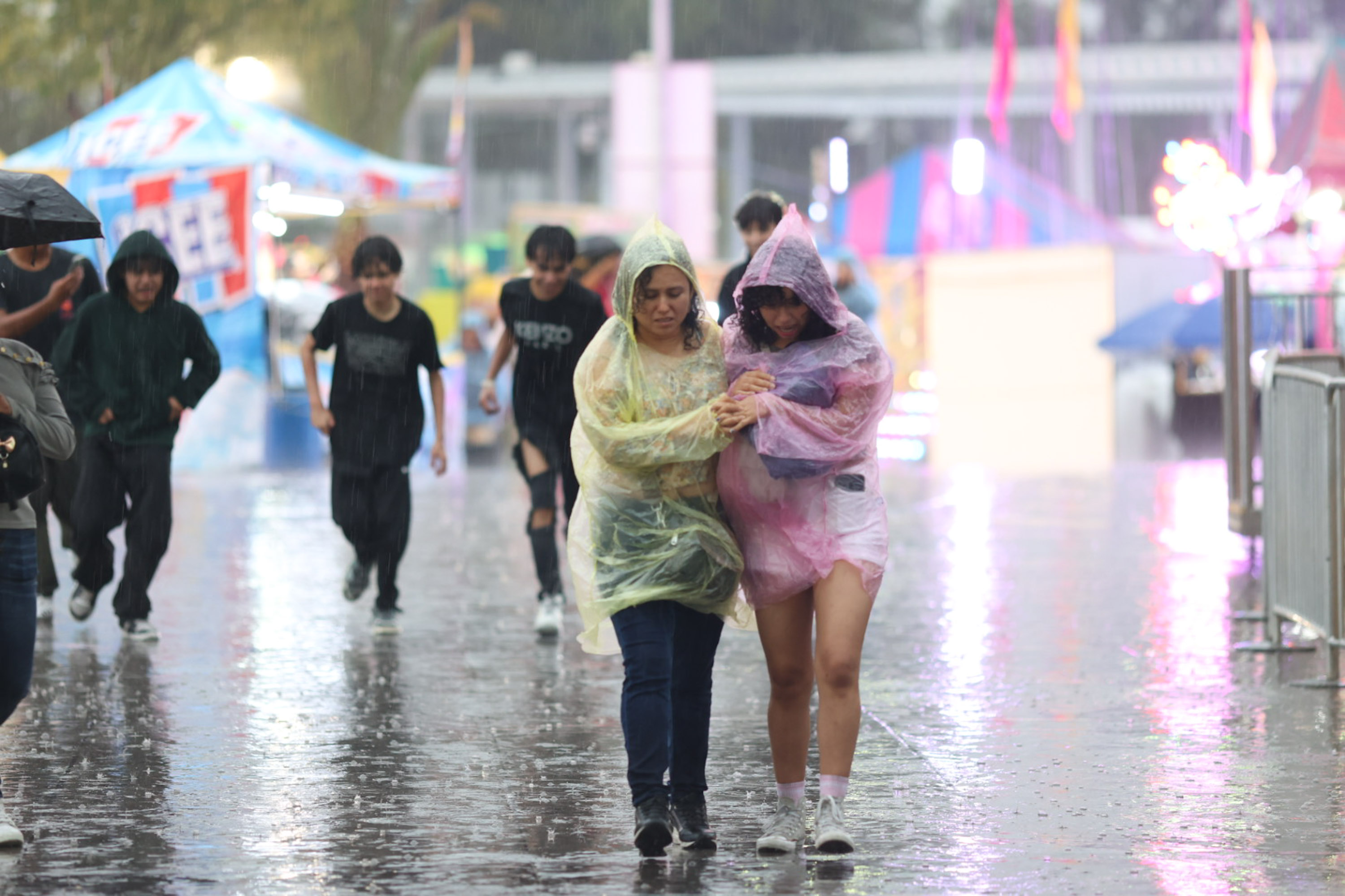 Clima lluvioso en Puebla para el concierto de Pitbull