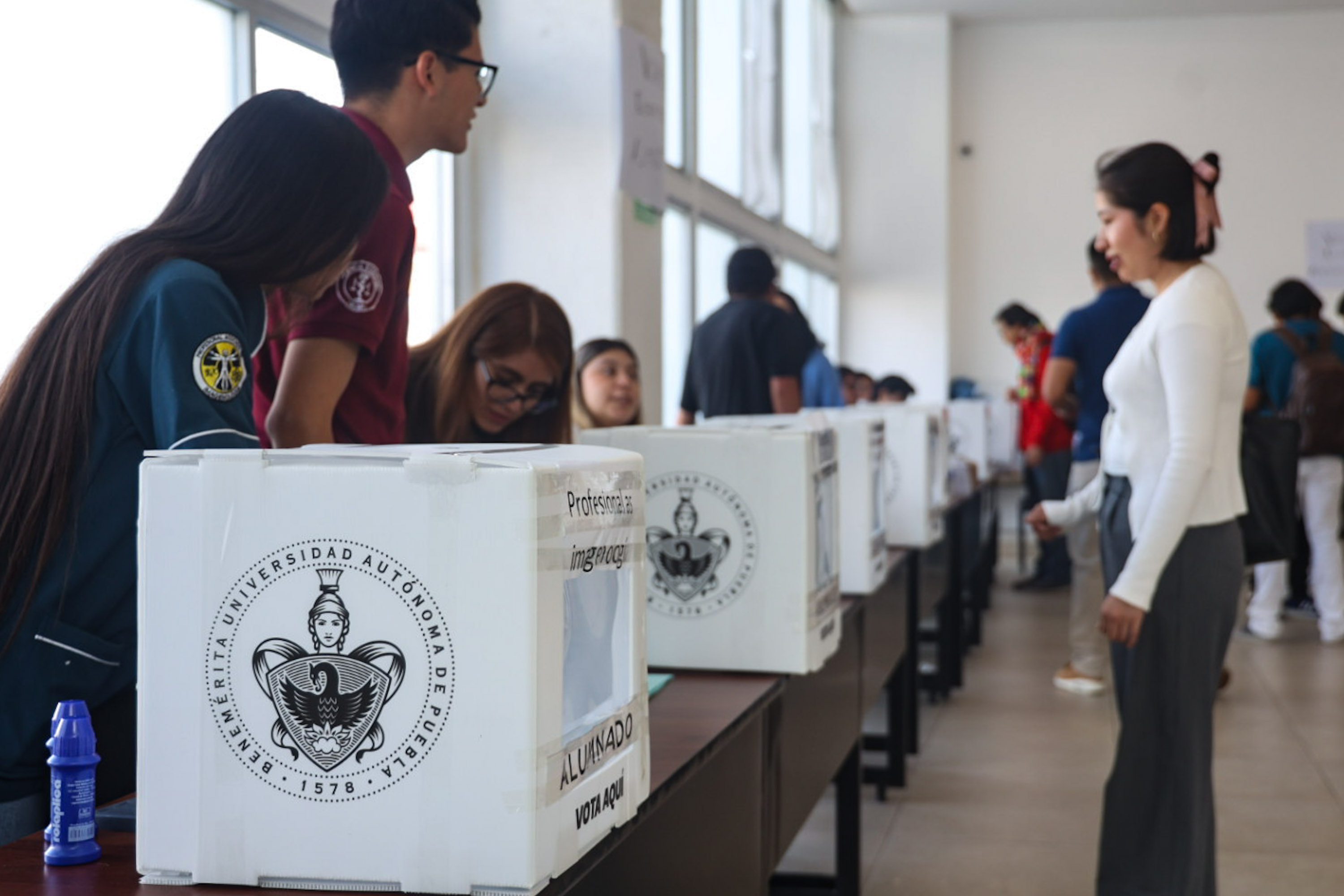 VIDEO Se desarrolla elección en la BUAP para elegir nuevo Consejo Universitario
