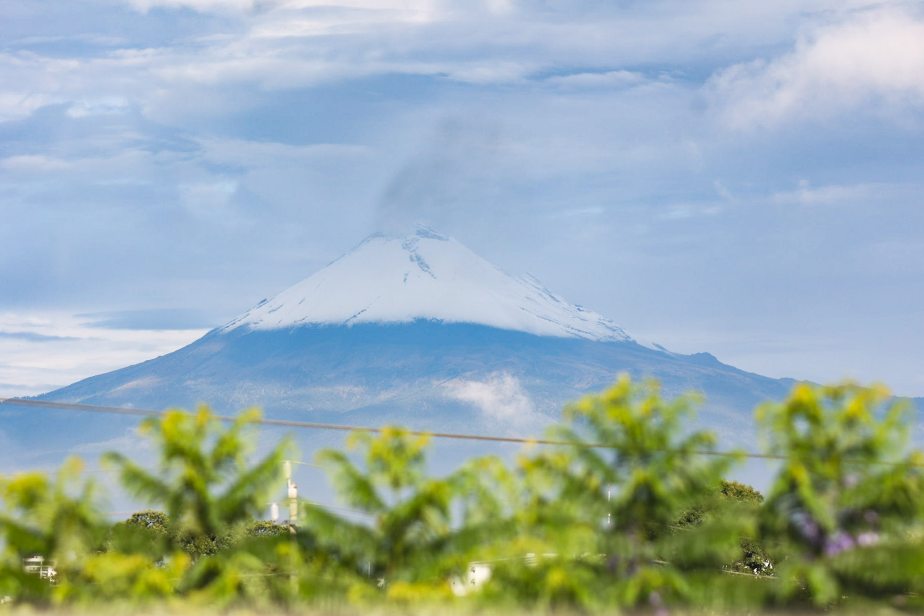 VIDEO Volcán Popocatépetl amanece cubierto de nieve