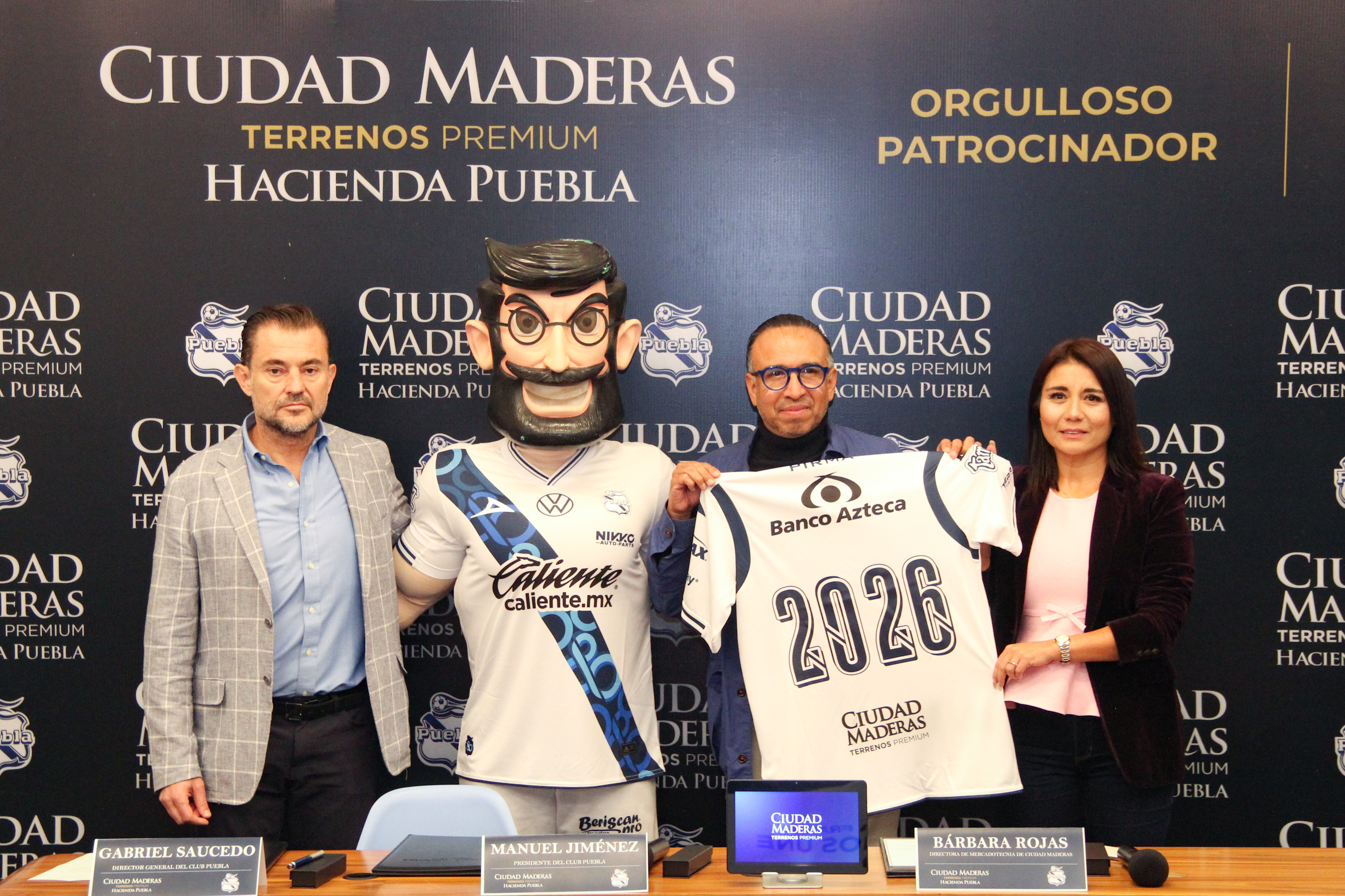 VIDEO Extienden convenio de patrocinio Club Puebla y Ciudad Maderas