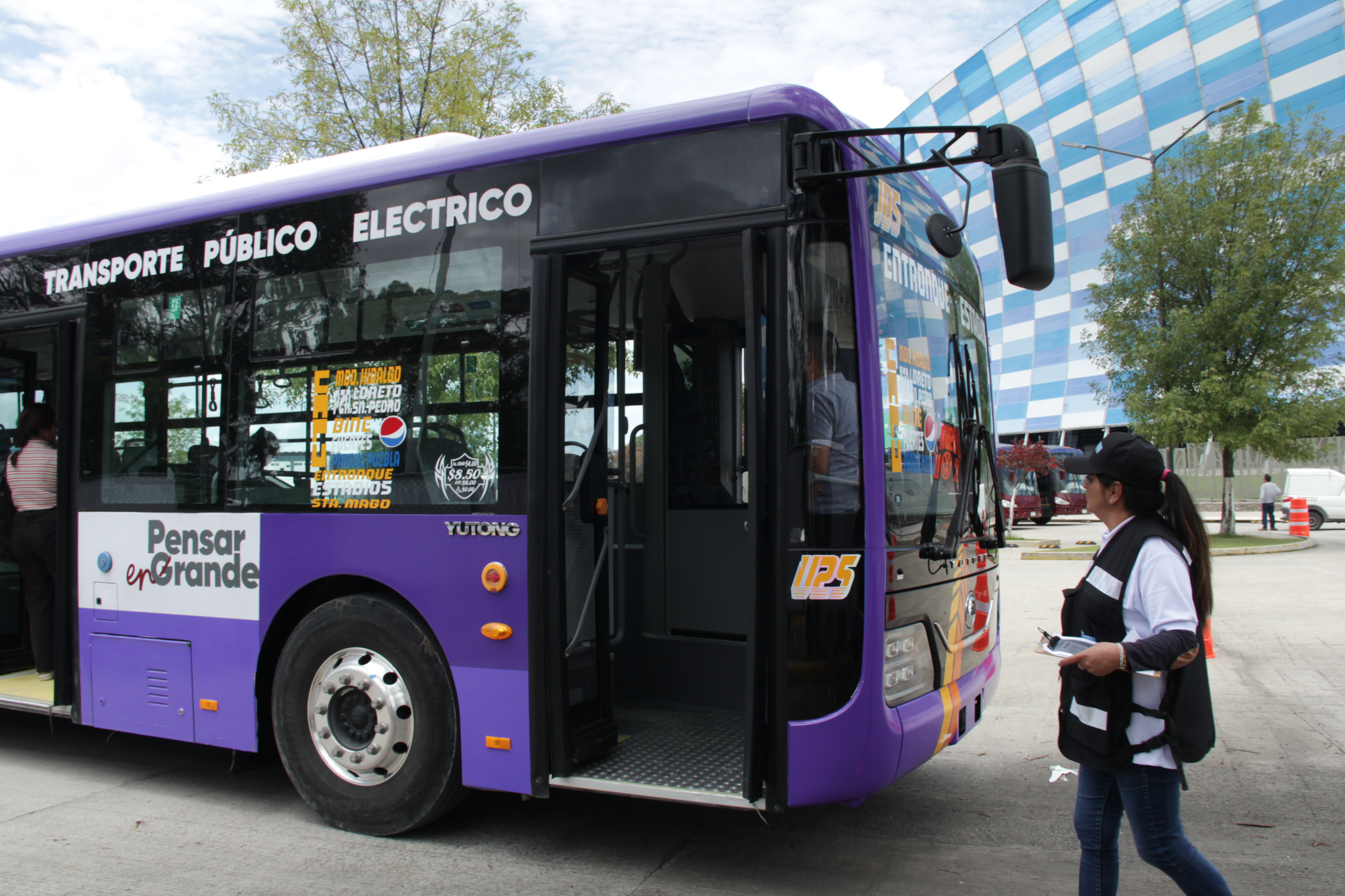 Estos son los nuevos autobuses eléctricos en Puebla