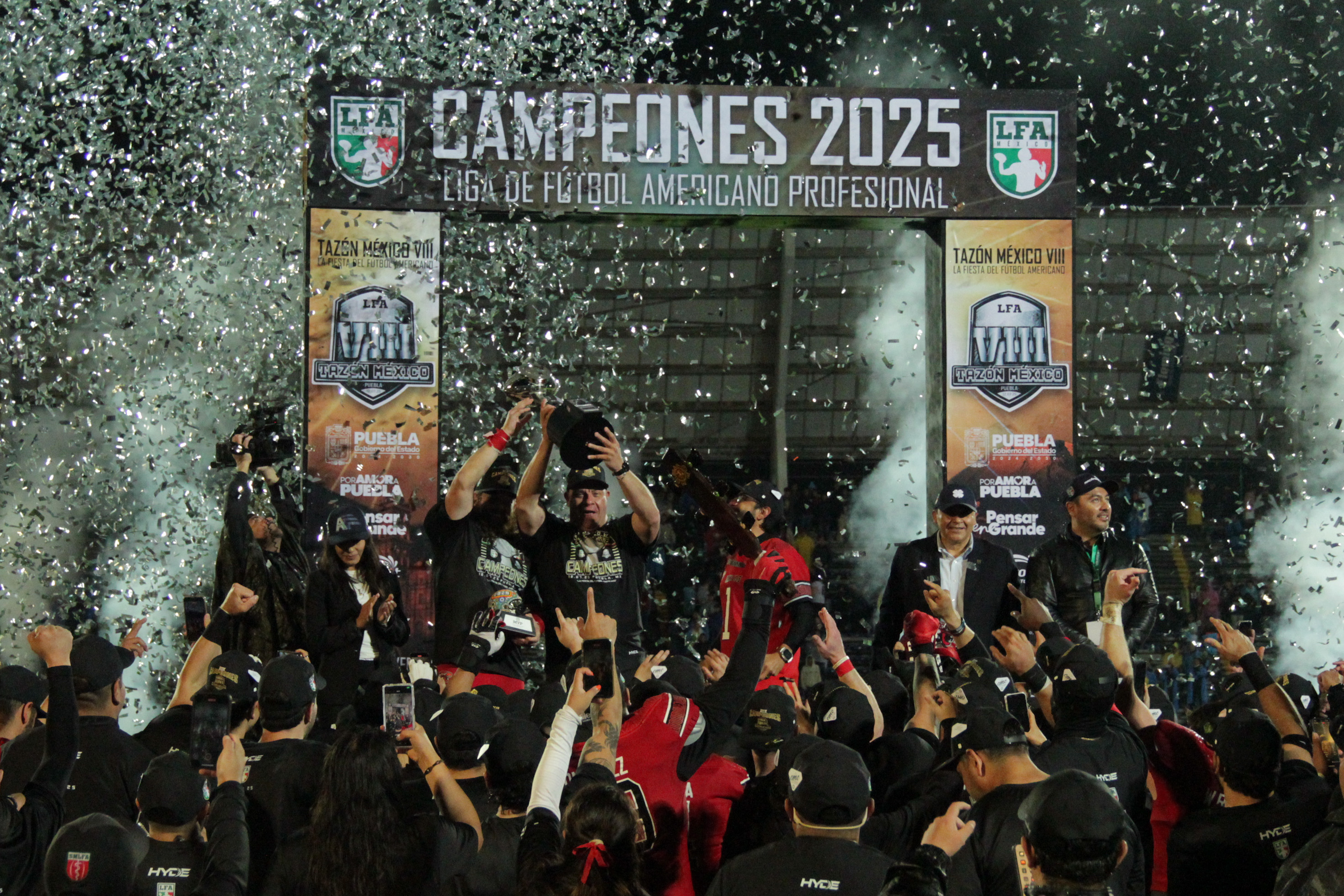Mexicas conquista campeonato de la LFA en Puebla