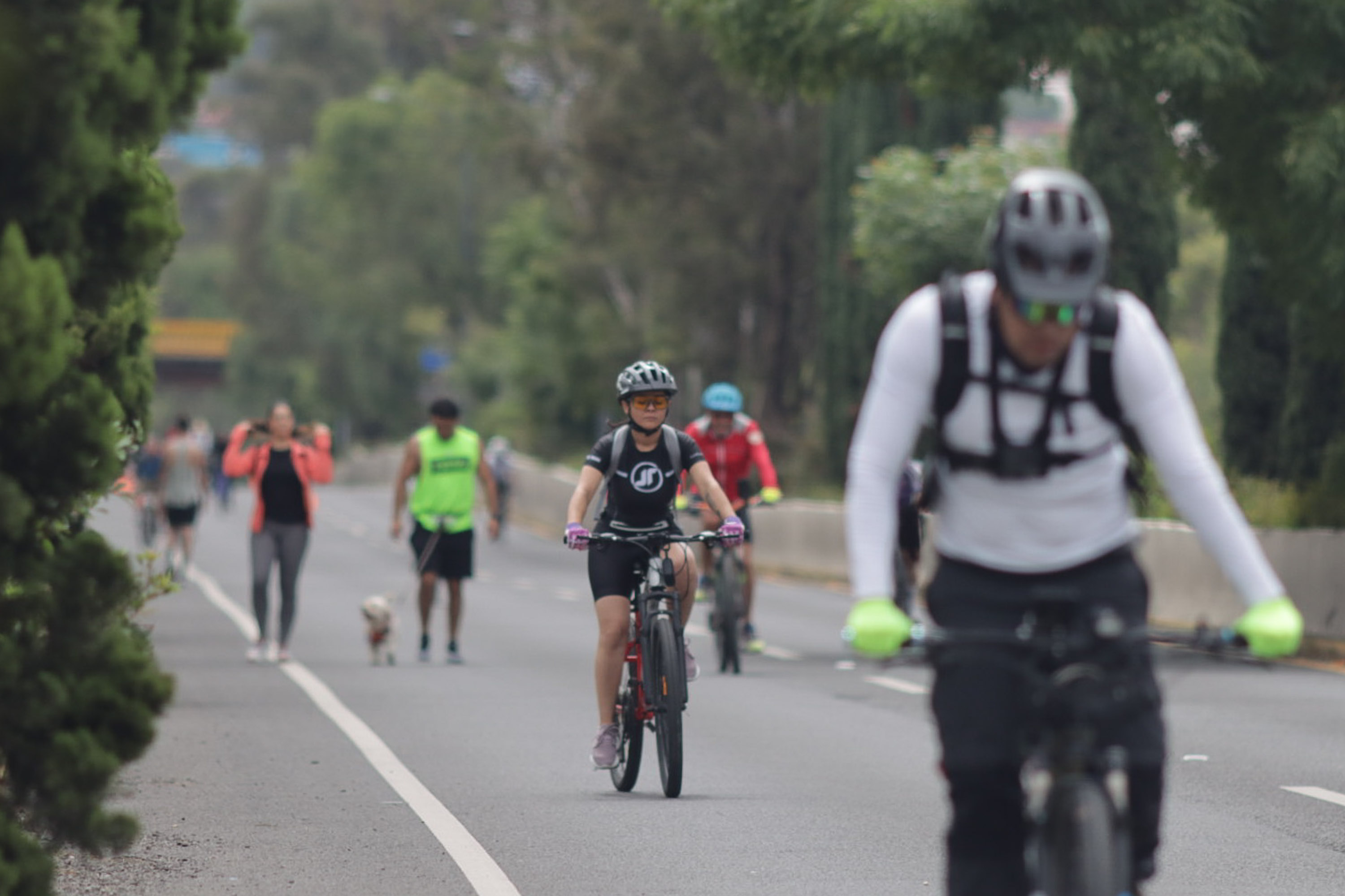Convivencia y deporte, en la Vía Recreativa Metropolitana