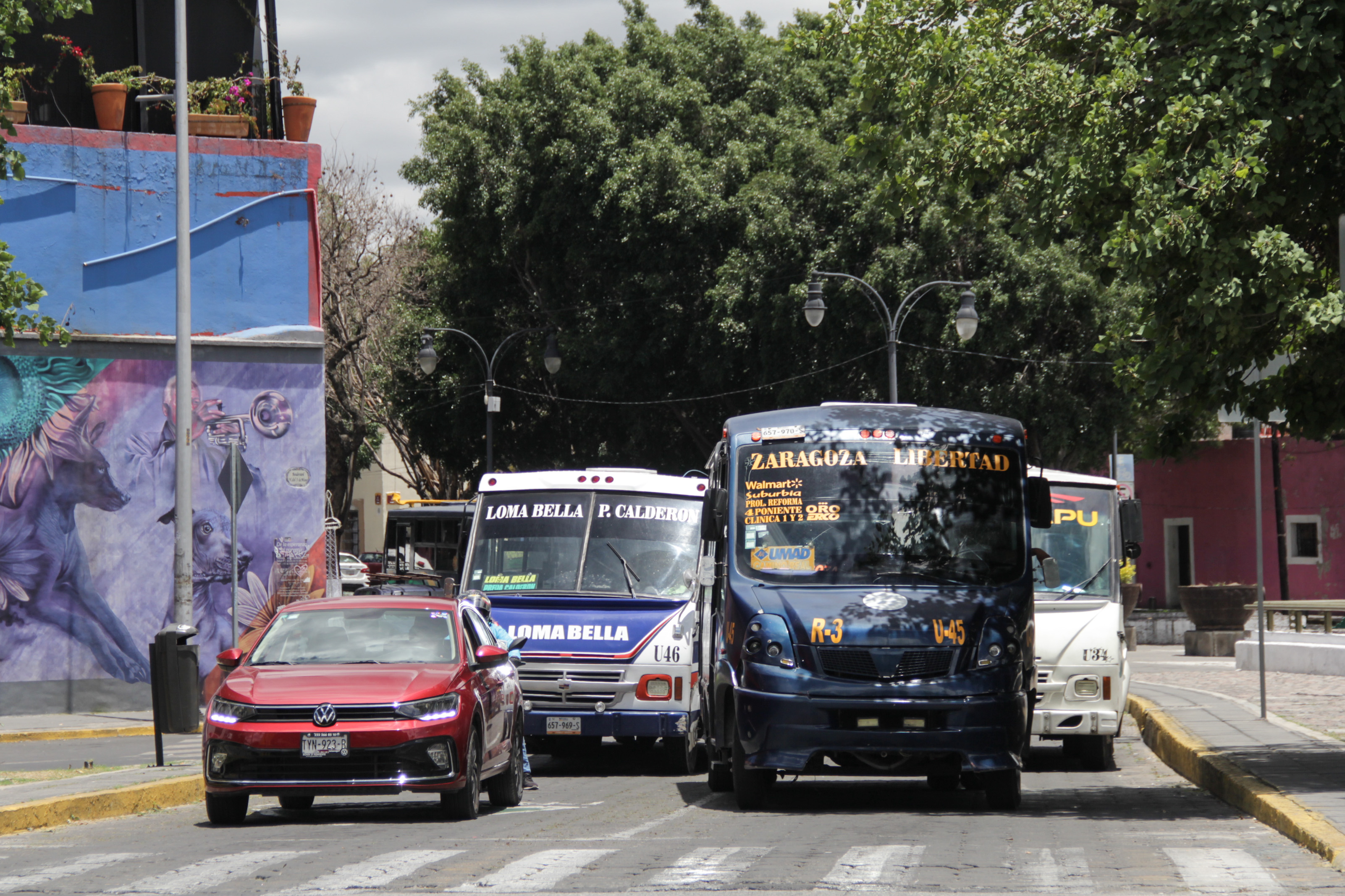 VIDEO Rutas de transporte público cambian su derrotero