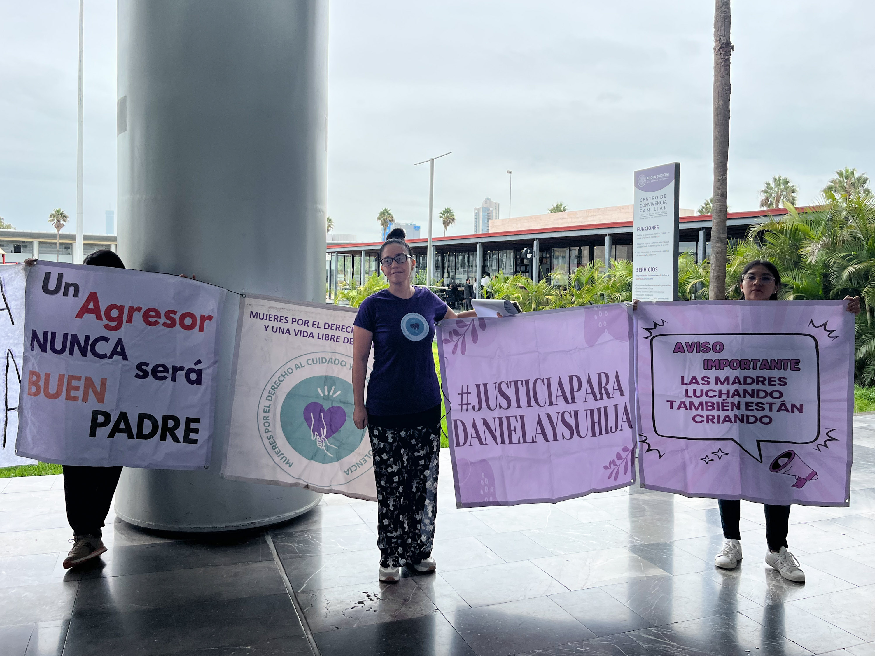 VIDEO Daniela Flores lucha en Puebla contra violencia vicaria por parte del padre de su hija
