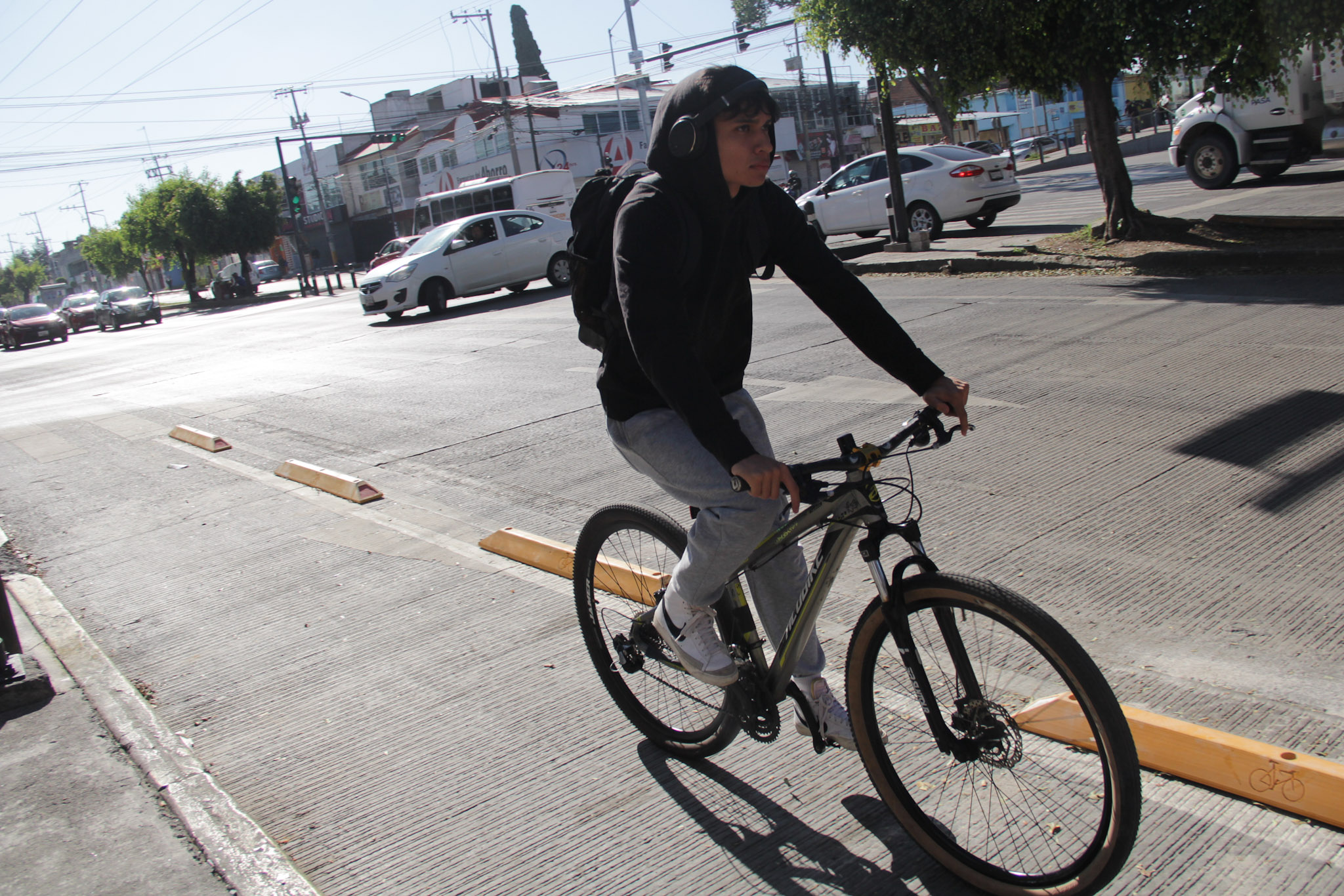 Ciclovía del bulevar Municipio Libre ya está modificada