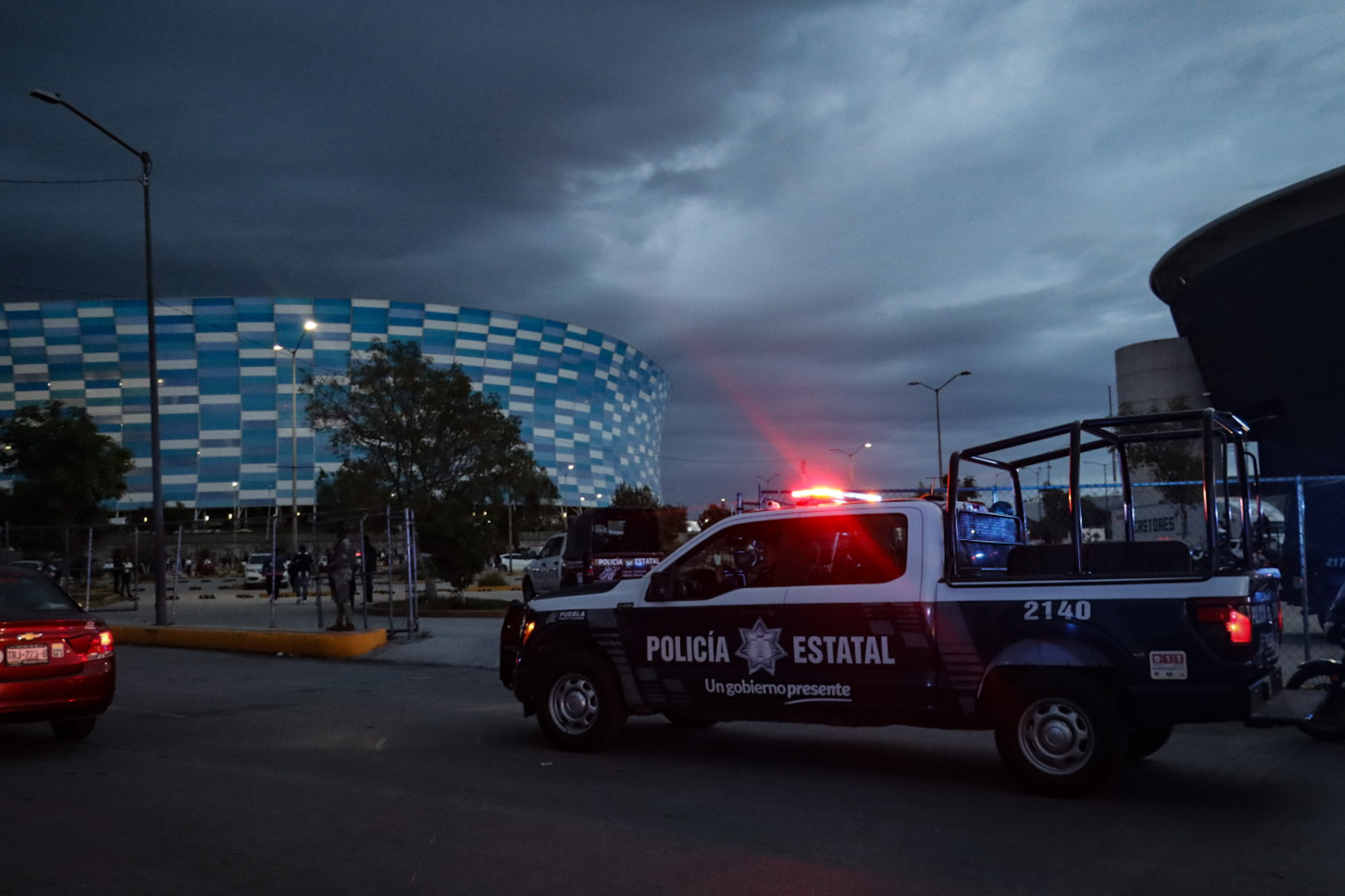 VIDEO Intenso Operativo de Seguridad en las inmediaciones del estadio Cuauhtémoc
