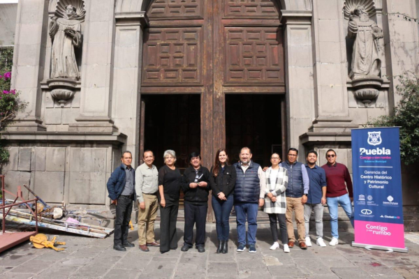 Ayuntamiento de Puebla rehabilita templos de San Agustín y Santa Inés