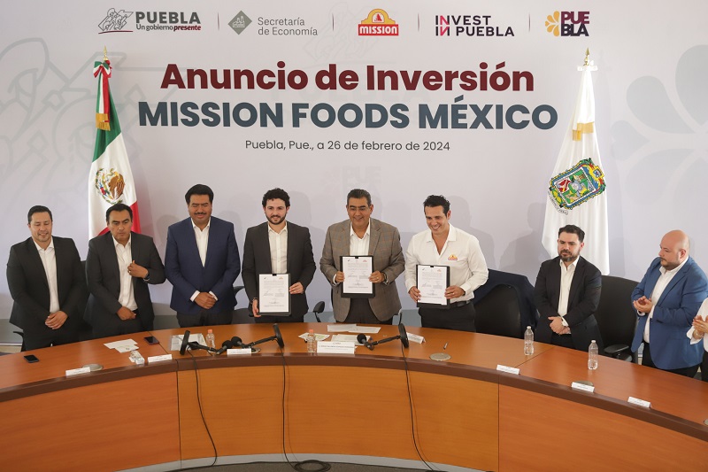 Mission Foods invertirá 792 mdp para ampliar su planta en Puebla