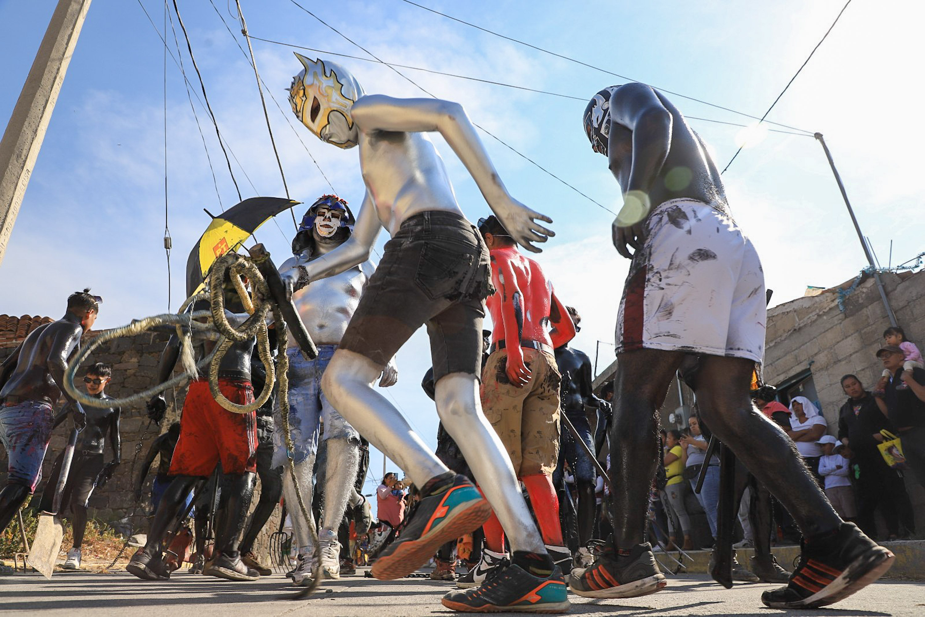 Realizan Carnaval de los Xinacates en San Nicolás de Los Ranchos