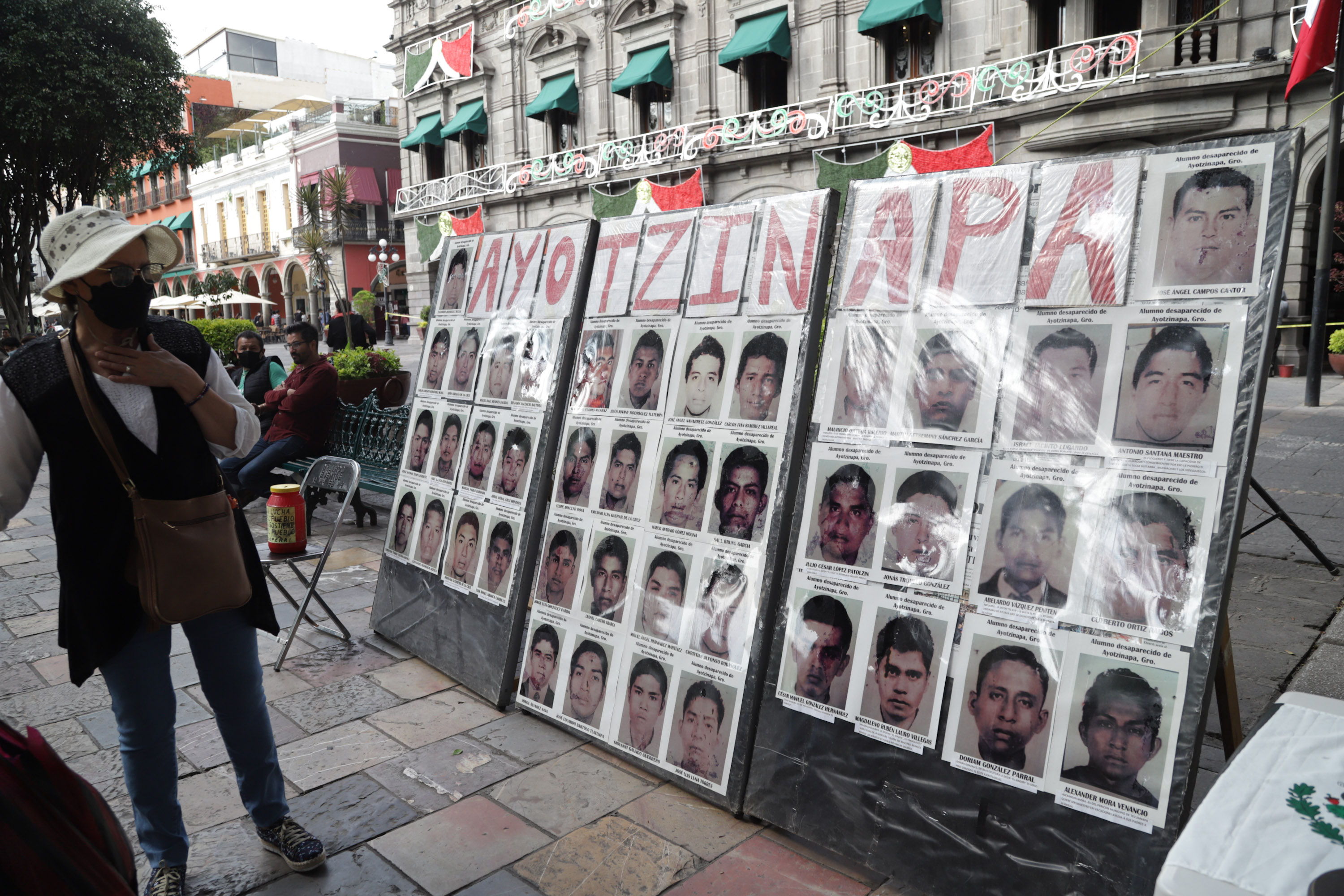 VIDEO Nos faltan 43, se dejó escuchar en Puebla