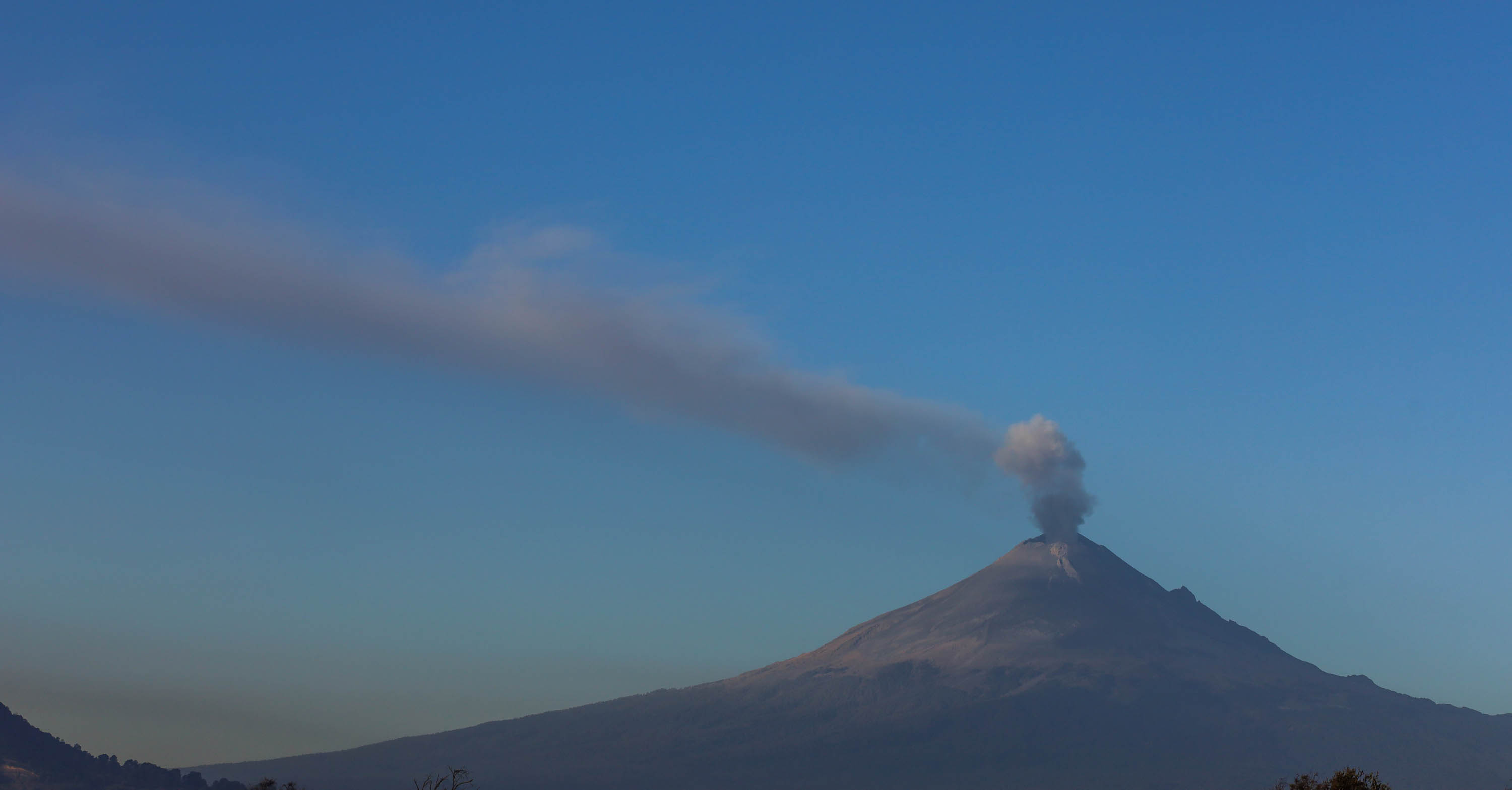 El volcán Popocatépetl, zona de riesgo para el montañismo