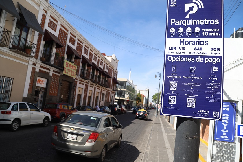 Oficial: arrancan este 3 de junio los parquímetros en Puebla