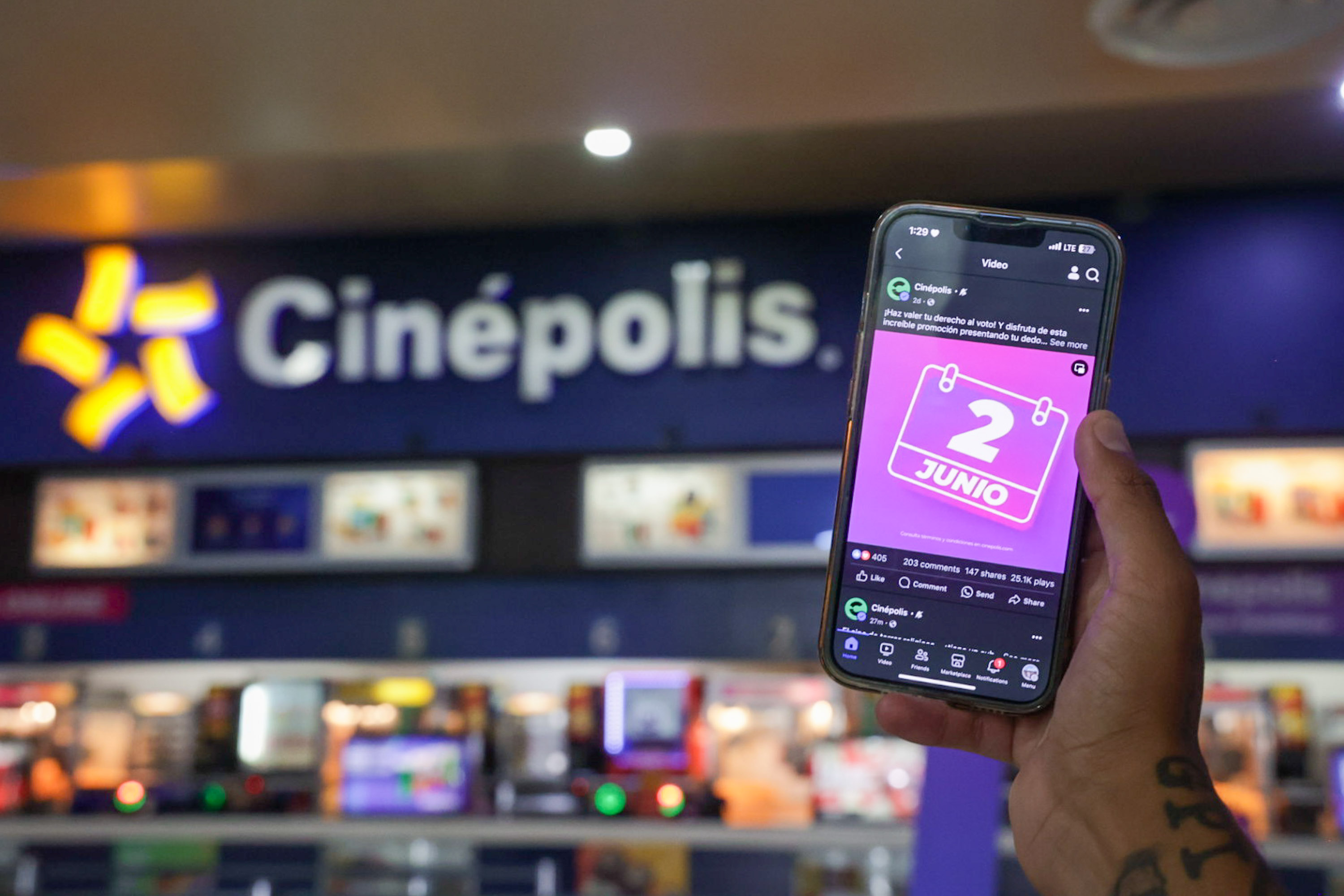 VIDEO Cinépolis tendrá promoción para quienes voten el 2 de junio