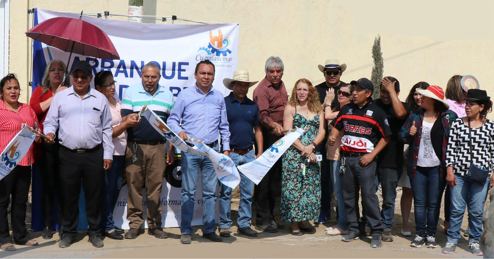 Edil inicia mejoramiento urbano en Cuautlancingo