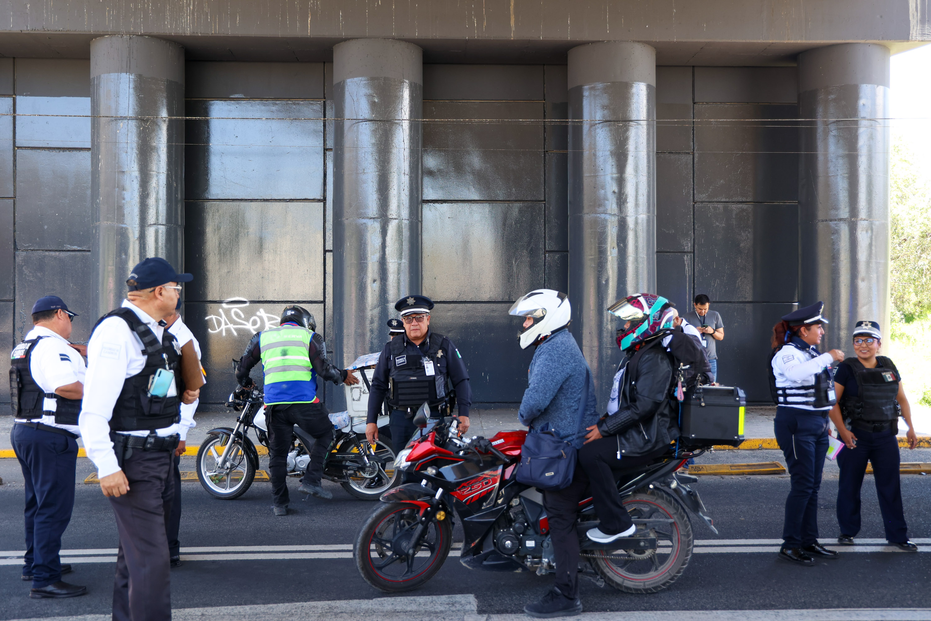 VIDEO Aplican Operativo Roma en el bulevar Forjadores