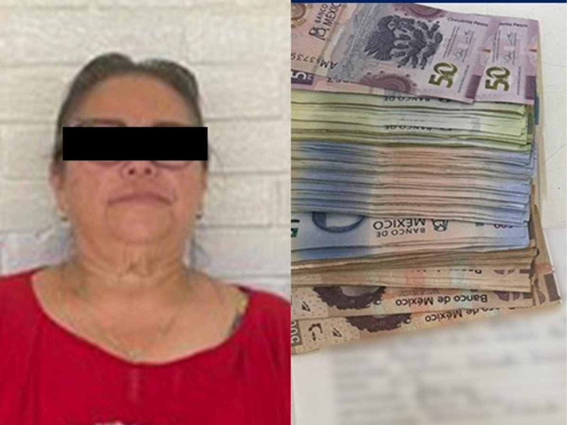 Abuelita intenta ingresar con 80 mil pesos al reclusorio Oriente de la Ciudad de México 