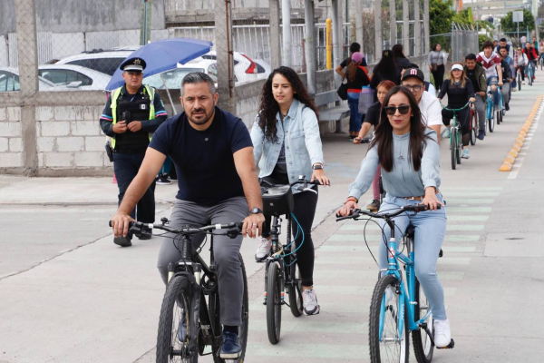 Ayuntamiento de Puebla ha dado mantenimiento a 10 kilómetros de ciclovías en 2024