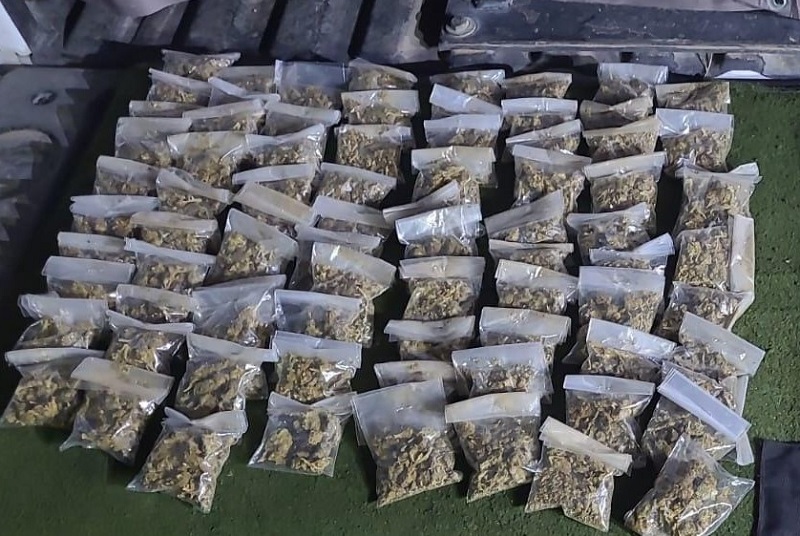 Aseguran más de 5 mil dosis de cristal, coca y marihuana listas para venta