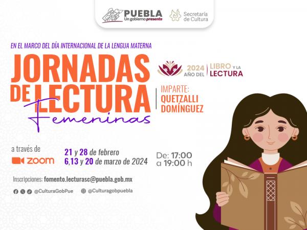 Invitan a Jornadas de Lectura Femeninas por Día Internacional de la Lengua Materna