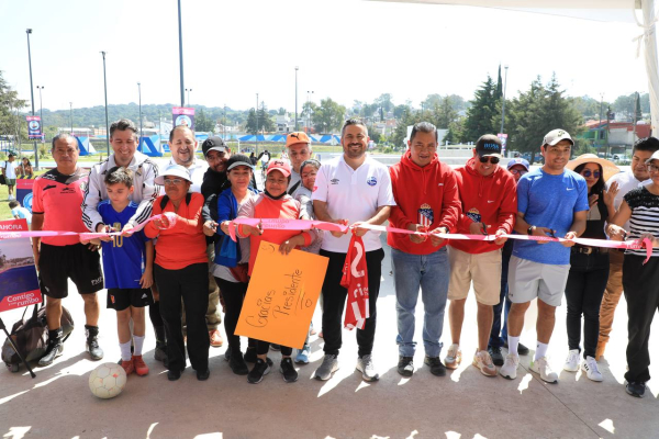 Ayuntamiento de Puebla entrega rehabilitación del deportivo El capulín