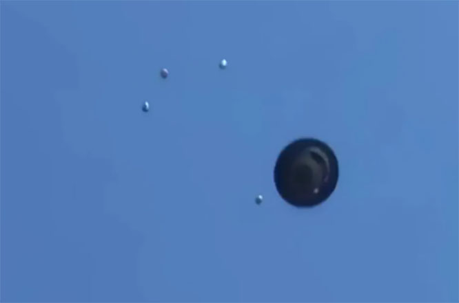 VIDEO Captan flotilla de ovnis en Tamaulipas