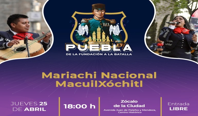 Actividades de jueves y viernes en el zócalo de Puebla