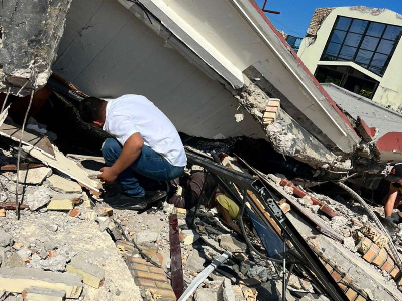 VIDEO Así fue como se derrumbó iglesia en Tamaulipas