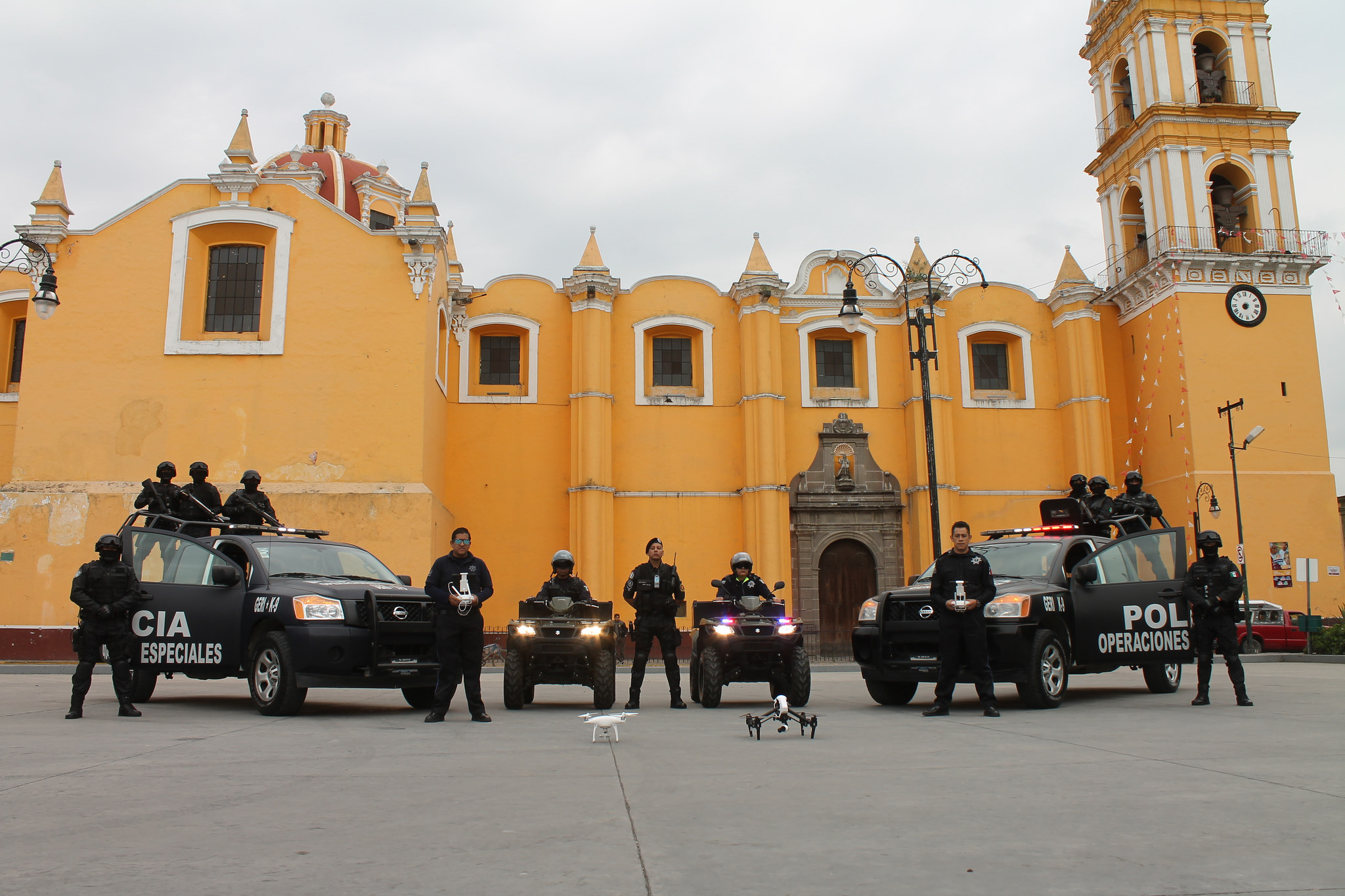 Vigilarán con drones el territorio de San Pedro Cholula