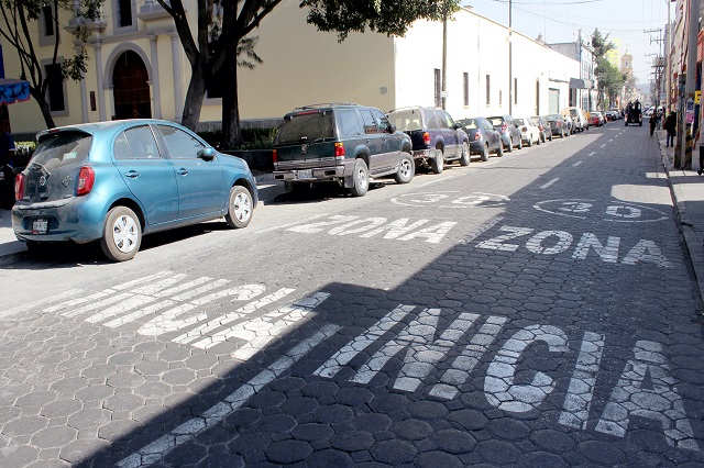 Si autos rebasan los 30 km/h en el Centro Histórico serán sancionados