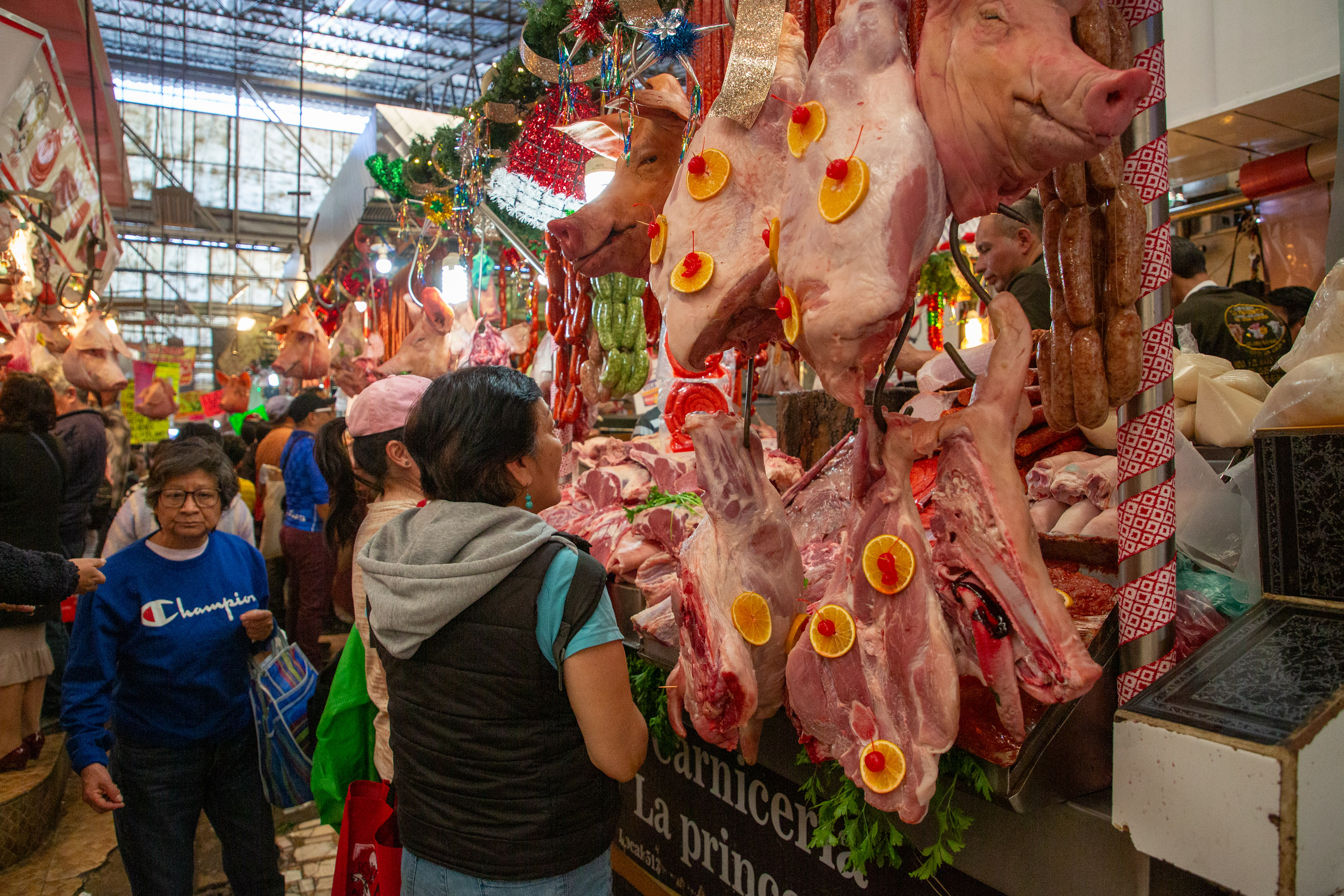 Compras de última hora para la cena de año nuevo