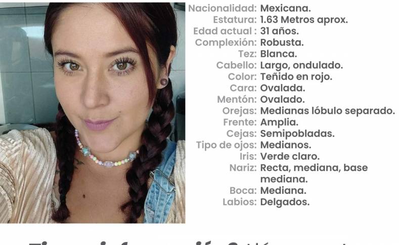 María Fernanda desapareció en San Jerónimo Caleras en Puebla