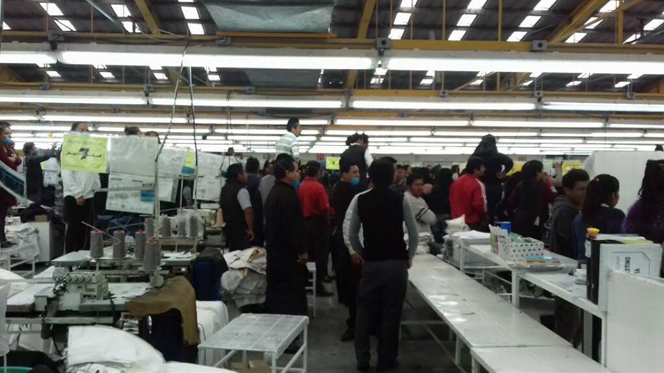 Paro de labores en maquiladora de Tehuacán por adeudo de utilidades