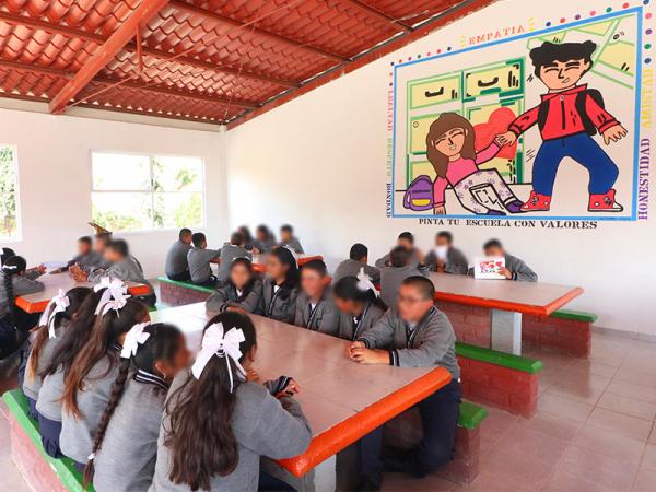 Participan 19 mil 420 alumnos en el programa Pinta tu escuela con Valores: SEP